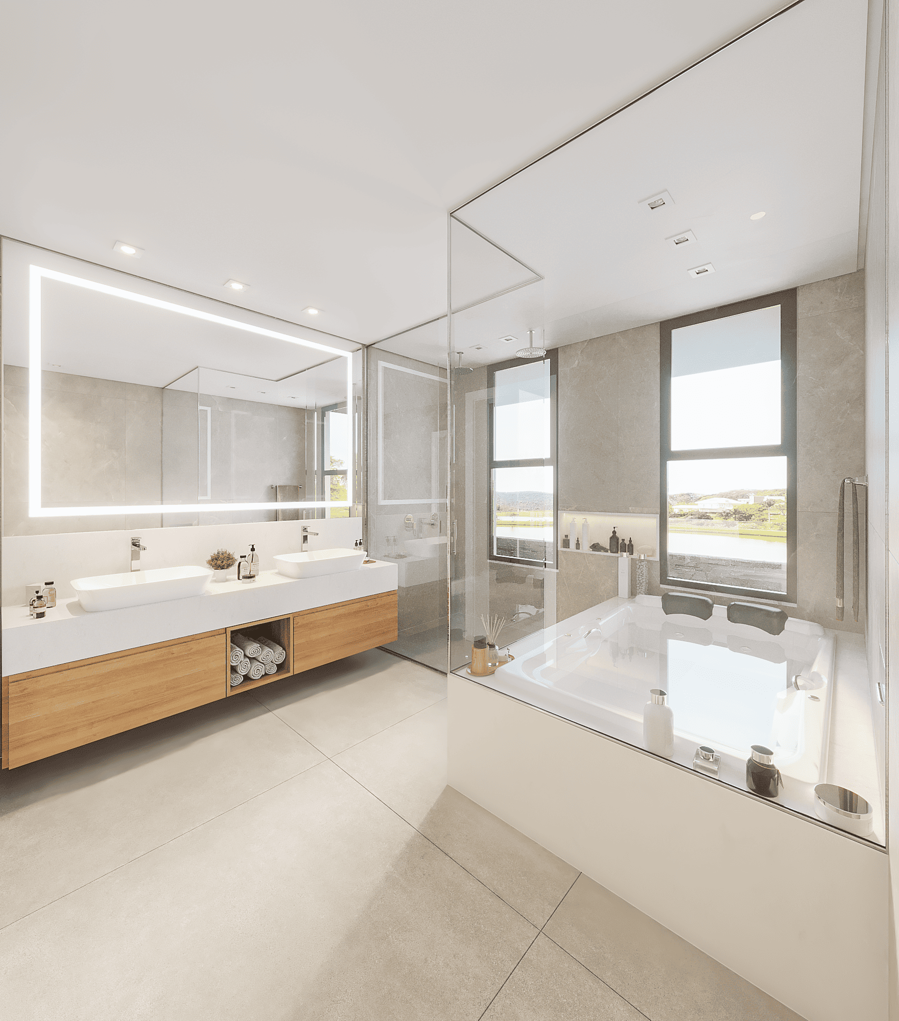 Banho da suíte — Estudo 04